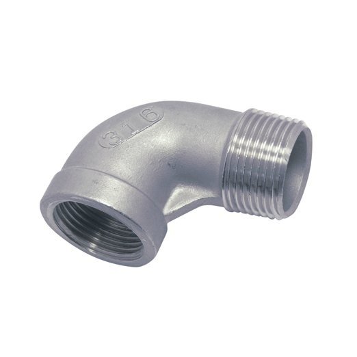 Codo Macho-Hembra Inoxidable (Fig.92)