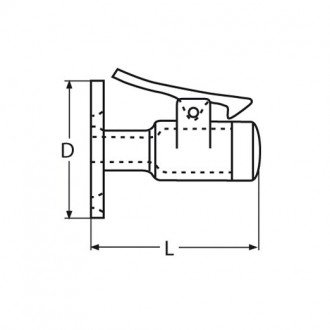 Bloqueador Puerta Inox 316 (67mm)