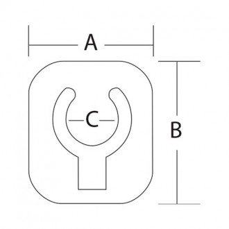 Abrazadera Plegable