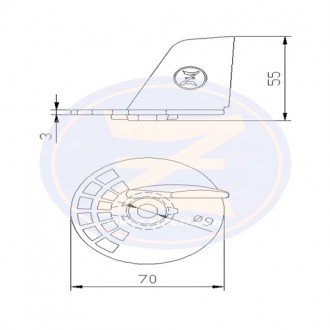 Anodo Zineti Aleta Suzuki 20/25/30 HP