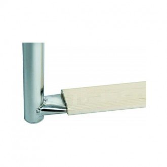 Escalera Plegable Estrecha Inox 4 Peldaños