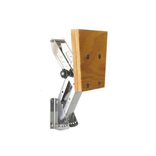 Soporte Motor Basculante Inox-Madera 30kg Ajustable