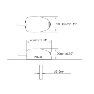 Pasacables Estanco Scanstrut Horizontal (2-6mm)
