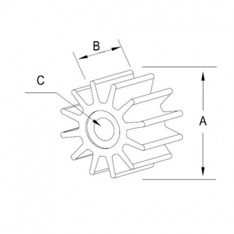 Turbina Mercury Quicksilver 8M0204676