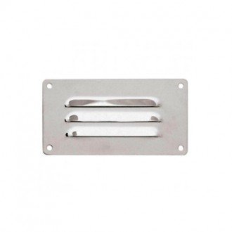 Rejilla Ventilacion Inoxidable 127x66mm