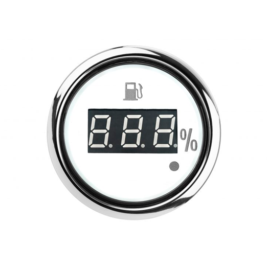 Indicador Nivel Combustible Digital Blanco (0-190Ω)