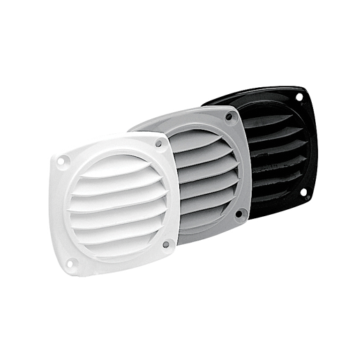 Rejilla ventilación plastico blanco ABS redonda empotrar 118mm FEPRE