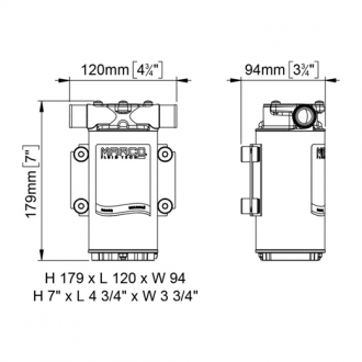Bomba de Achique Marco UP1-N 35 L/Min