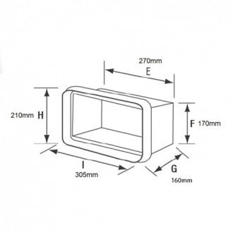 Registro Cofre con Cajones 275x375mm (con Cerradura)
