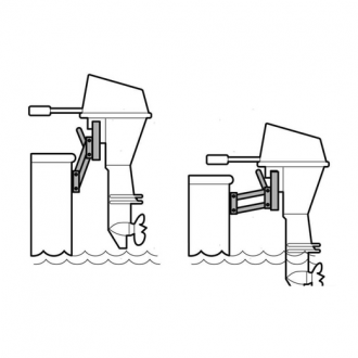 Soporte Motor Basculante Inox-Plastico 30Kg