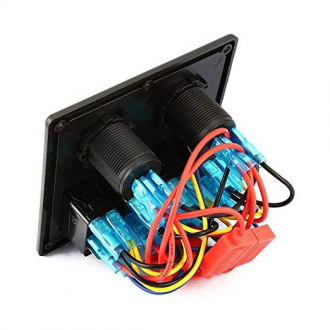 Panel 4 Interruptores + USB + Toma de Mechero