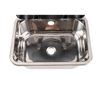 Fregadero Rectangular con Tapa de Cristal (380x277mm)