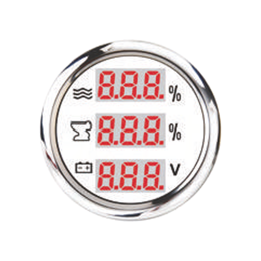 Indicador Digital Nivel Agua/Nivel Deposito/Voltimetro (Blanco)