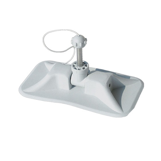 Chumacera de PVC Abatible Gris