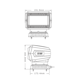 Foco LED de Control Remoto (12/24V)