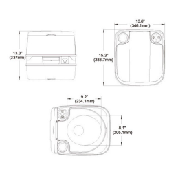 Inodoro Quimico Portatil Seaflo Premium (12L)