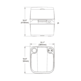 Inodoro Quimico Portatil Seaflo Premium (22L)