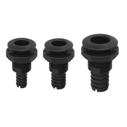 Pasacascos Plastico Negro