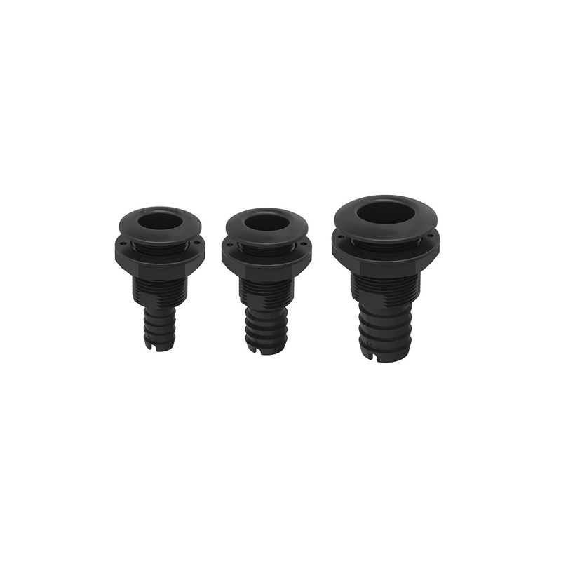 Pasacascos Plastico Negro