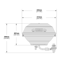 Barbacoa Magma Gas Marine Kettle Party (435mm)