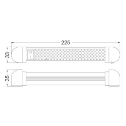 Luz LED Giratoria (255mm)