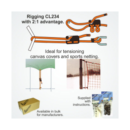 Clamcleat Mordedor de Plastico CL234/L