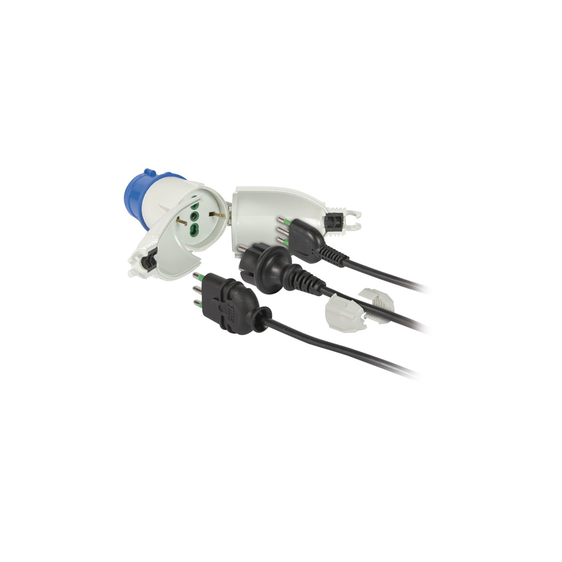 Adaptador estanco para enchufes Schuko