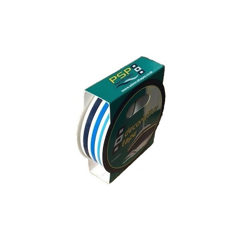 Cinta Adhesiva Linea de Flotacion 3 Azules (27mm)