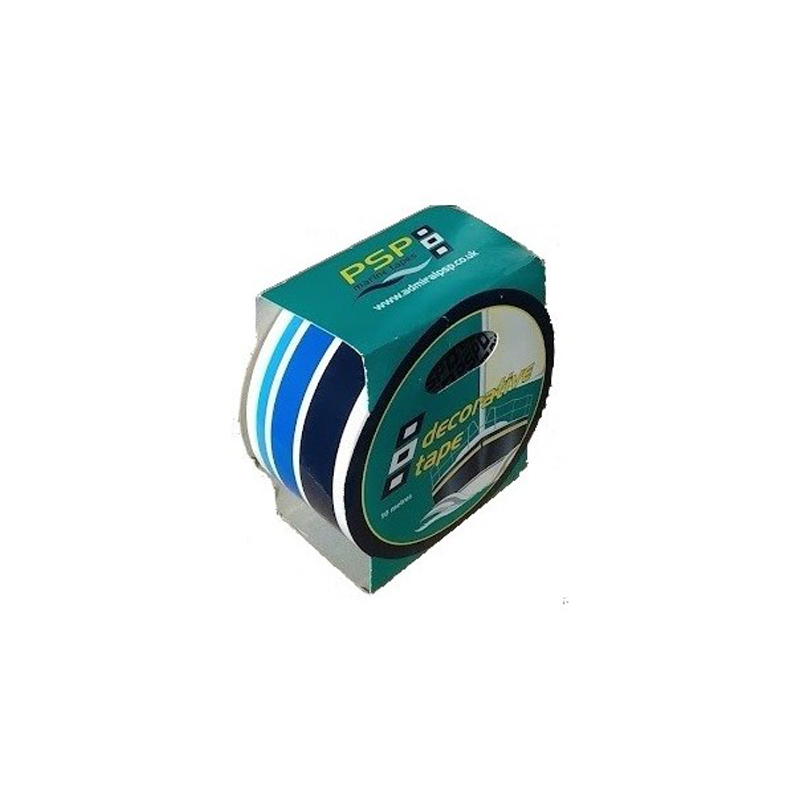 Cinta Adhesiva Linea de Flotacion 3 Azules (40mm)