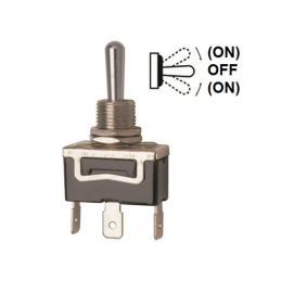 Interruptor Pulsador 3 Posiciones (On)-Off-(On)