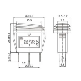 Interruptor 2 Posiciones Impermeable