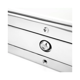 Escalera Plegable con Caja Inoxidable (3 Peldaños)
