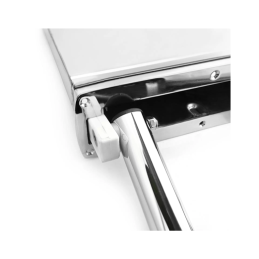 Escalera Plegable con Caja Inoxidable (3 Peldaños)