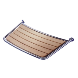 Plataforma de Teca y Acero Inoxidable (1310x600mm)