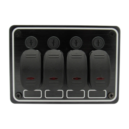 Panel 4 Interruptores Impermeables
