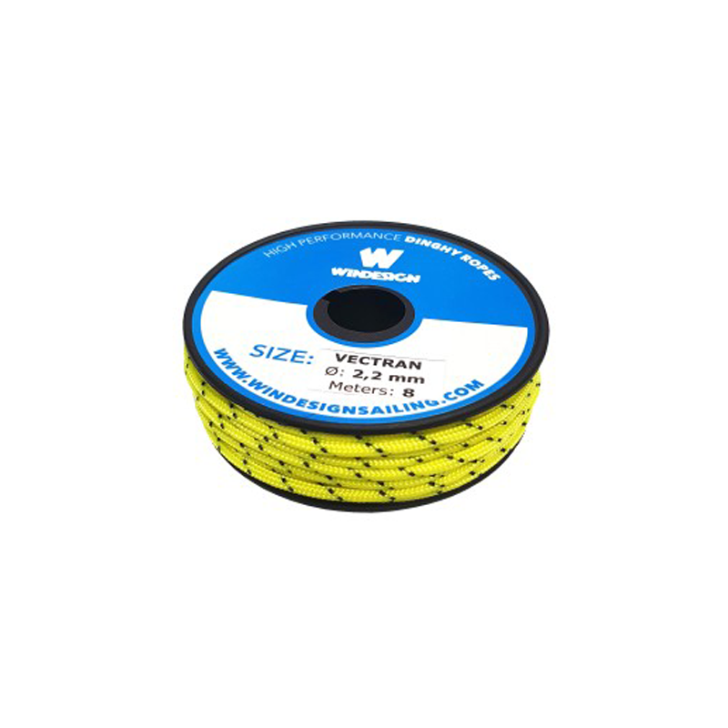 Bobina Vectran 2,2 mm (8 metros) Amarillo