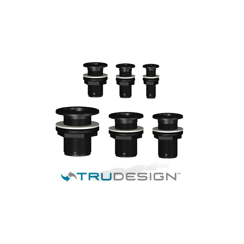 Trudesign Pasacascos Rosca Negro
