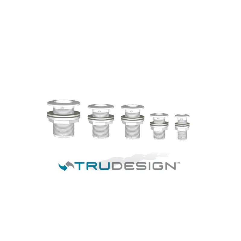 Trudesign Pasacascos Rosca Blanco