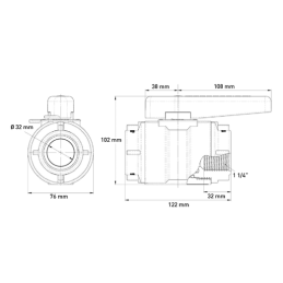 Trudesign Valvula de Bola