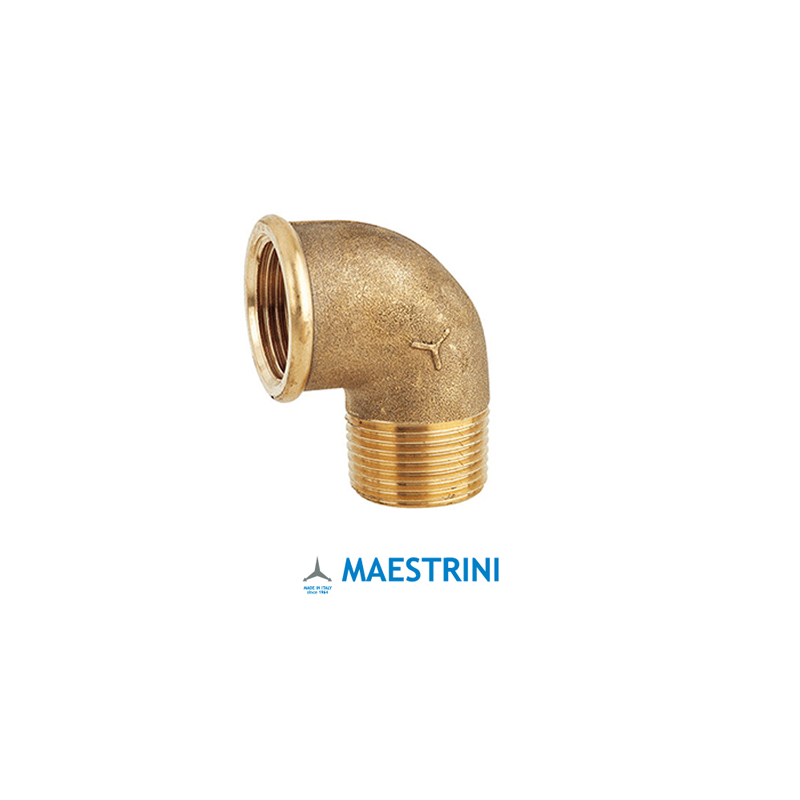Codo Laton marino anticorrosivo