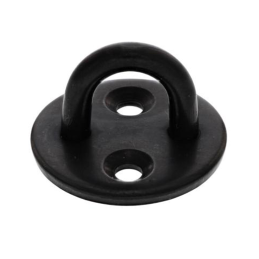 Pasacabos Redondo Inoxidable Negro