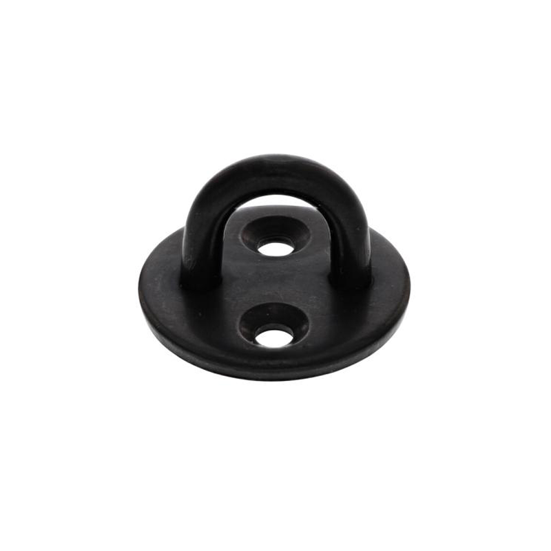 Pasacabos Redondo Inoxidable Negro