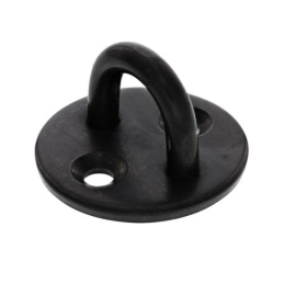 Pasacabos Redondo Inoxidable Negro