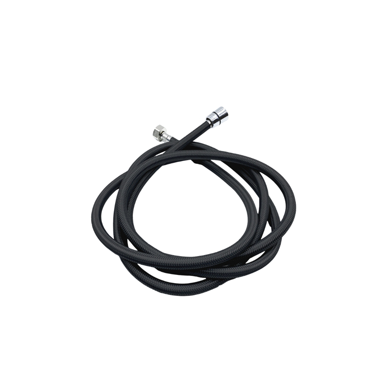 Manguera Ducha Nylon Negro (2,5 metros)