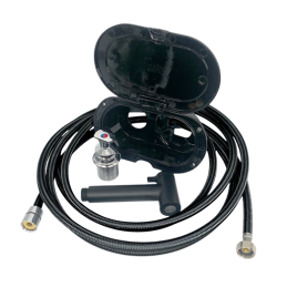 Kit Ducha con Mezclador Negro