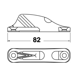 Clamcleat Mordedor de Aluminio CL211 MK1