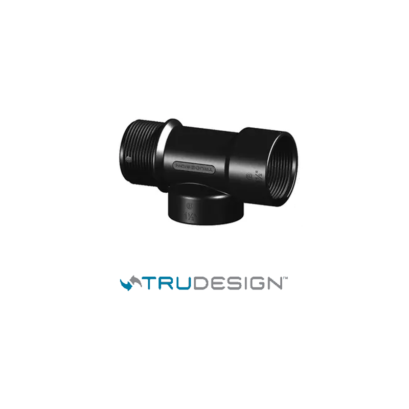 Trudesign Conector T (M-H-H) 1-1/2"