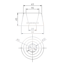 Anodo Zineti Circular Vetus