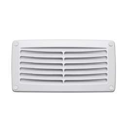 Rejilla Rectangular Blanca (206x106mm)