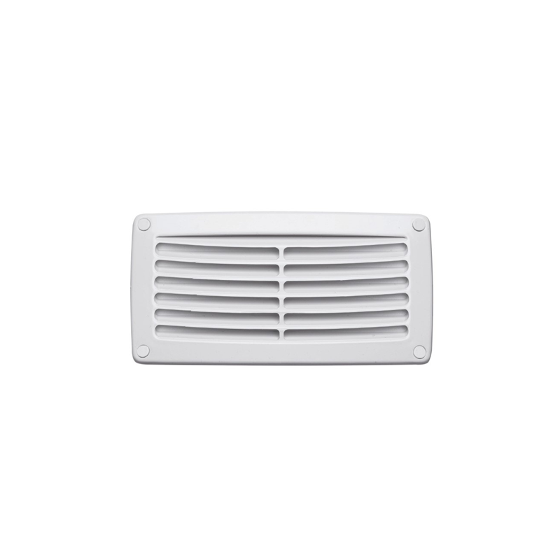 Rejilla Rectangular Blanca (206x106mm)